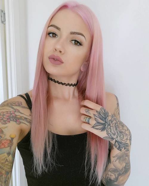 Pink Hair Tattoos Telegraph