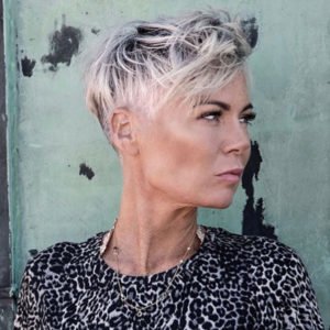 messy-pixie-gray-hair-ronnilund | Be Trendsetter