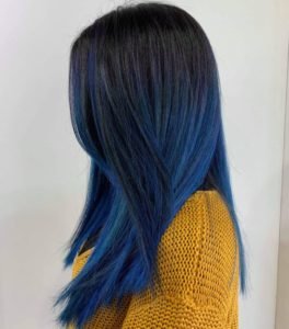 41 Beautiful Blue Black Hairstyles for Women 2020